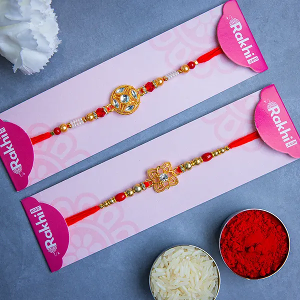 Set of 2 Adorable Rakhi