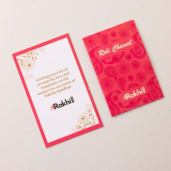 Two Fancy Rakhi Set to New Zealand