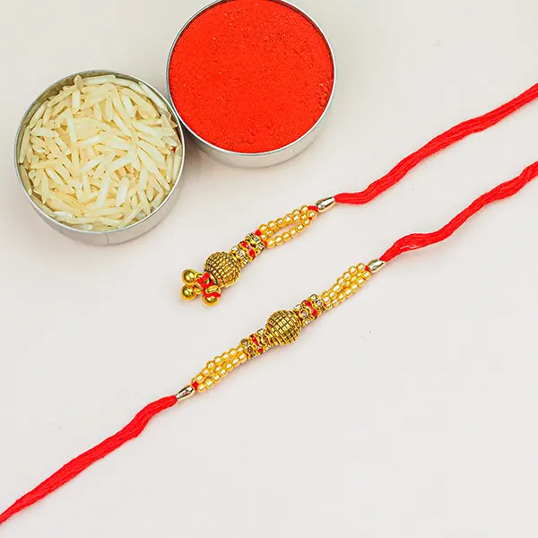 Bhaiya Bhabhi Set of 2 Rakhis