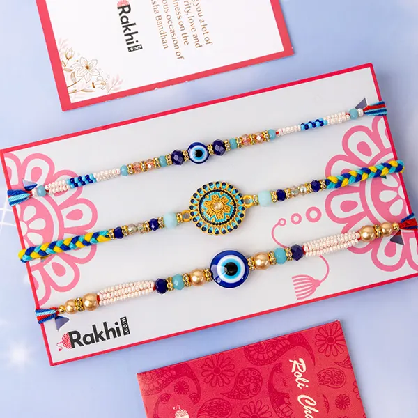 Popular Three Rakhi Set