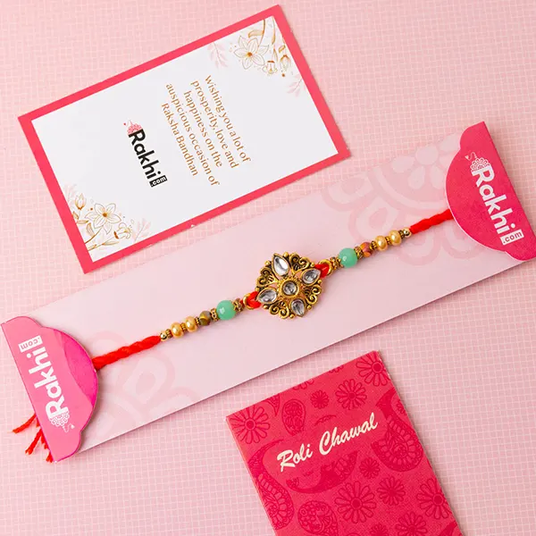 Set Of 3 Precious Style Rakhi