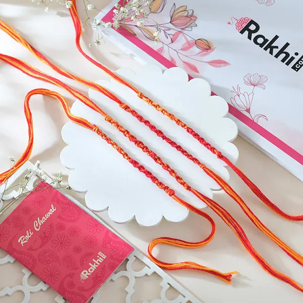 Set of 4 Mauli Rakhi