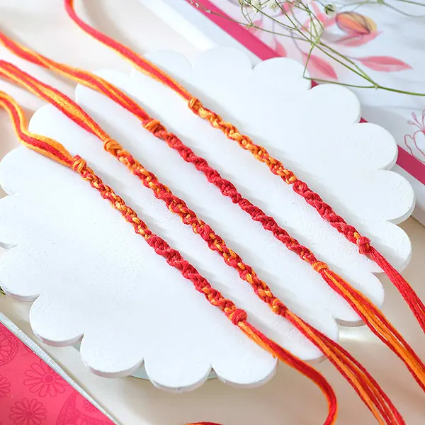 Set of 4 Mauli Rakhi