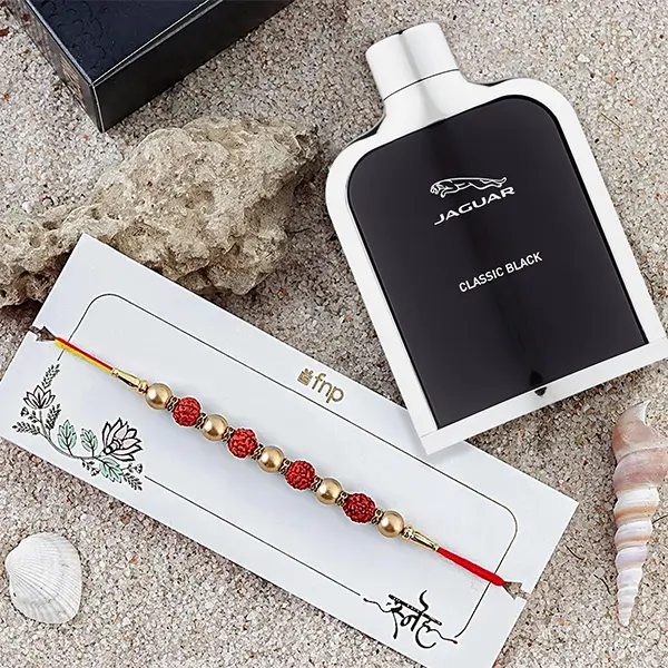 Devotional Rudraksh Rakhi with Perfume
