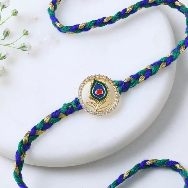 FNP Peacock Rakhi