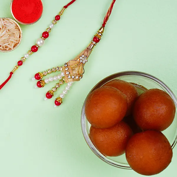 Fancy Lumba Set And Haldiram Gulab Jamun Tin - For Qatar