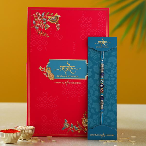 Auspicious Evil Eye Designer Rakhi