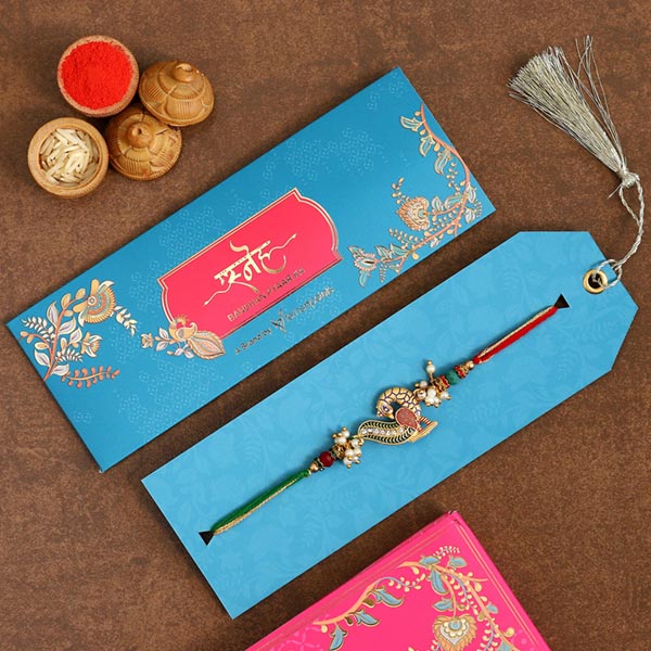 Beautiful Peacock Designer Rakhi
