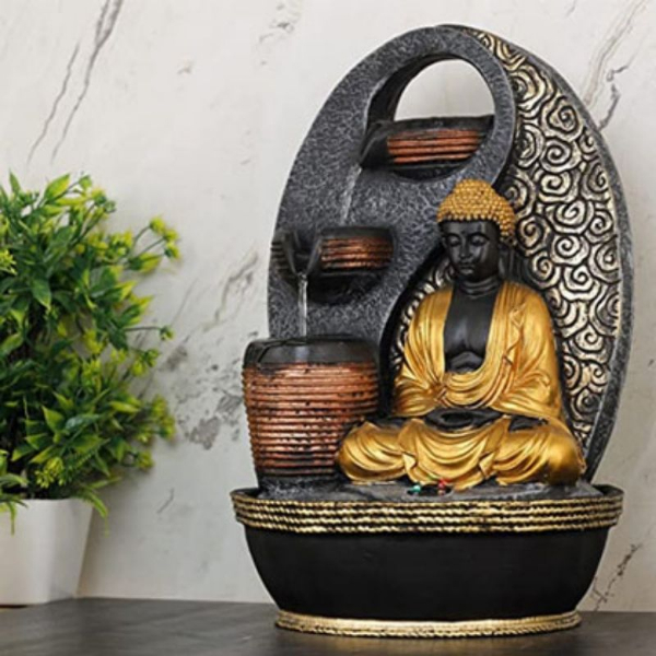 Buddha LED Home Decor Fountain