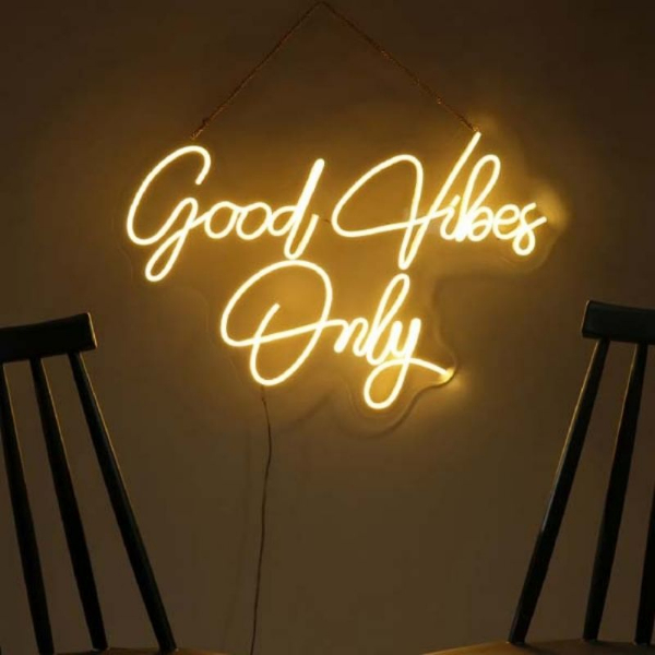 Good Vibes Only Neon Light