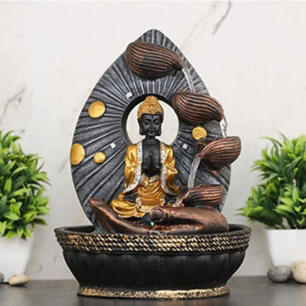 Lord Buddha Four Step Water Fountain