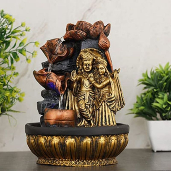 Radha Krishna Home Decor Fountain