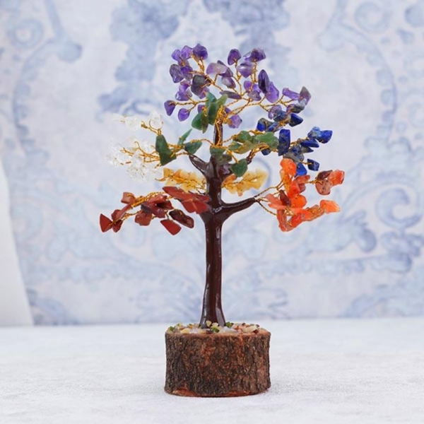 Vibrant Stone Wish Tree