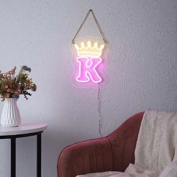 K Letter Led Neon Light