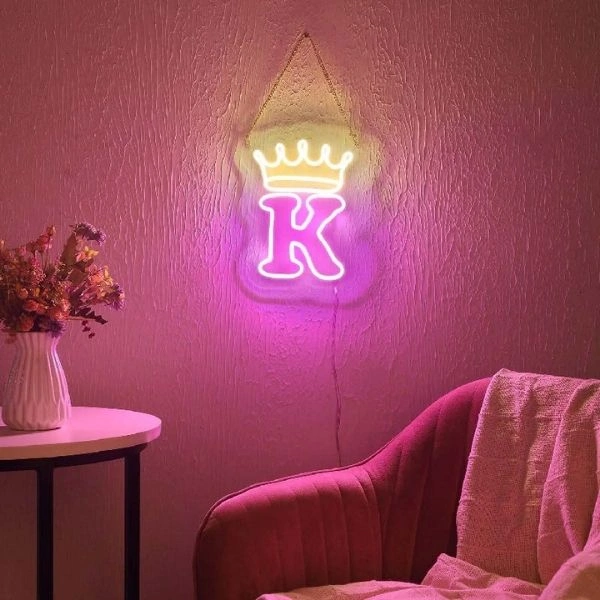 K Letter Led Neon Light