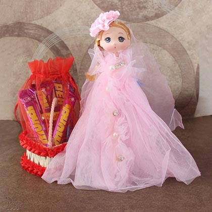 Cute Doll  with Chocolates