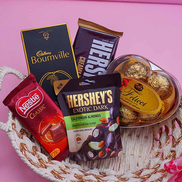 Special Chocolate Basket for dear sister