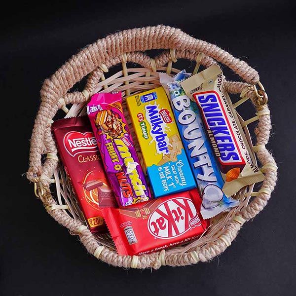 Luxurious Chocolate Gift Basket for sister