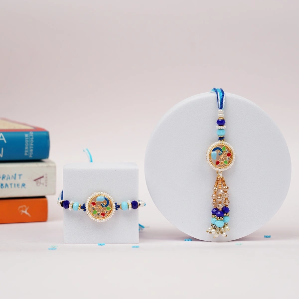 Bhaiya Bhabhi Rakhi Set with Roli Chawal