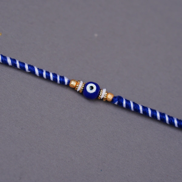Evil Eye Thread Rakhi with Roli Chawal