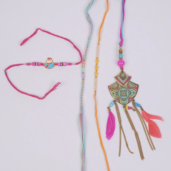 Family Rakhi & Lumba Sweet Festive Hamper