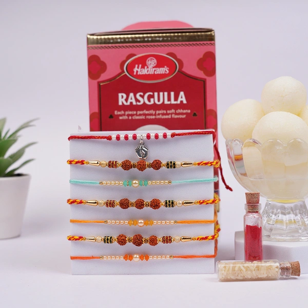 Grand Family Rakhi Rasgulla Celebration Pack