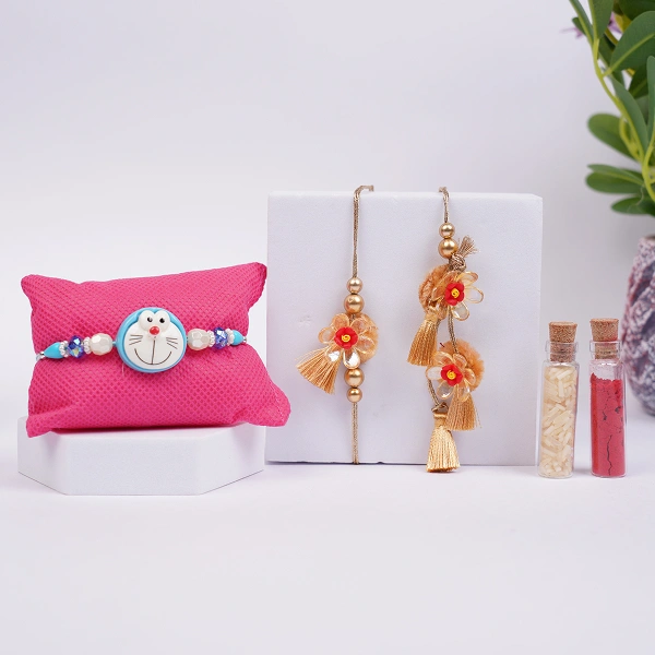Festive Family Rakhi Hamper with Chocolates & Snacks