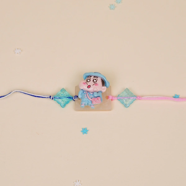 Cute Shinchan Rakhi Kids Gift Set