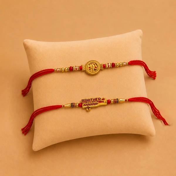 Ganesha Designer Rakhi Set for Brother