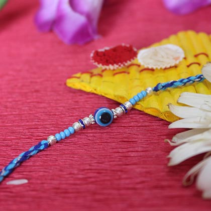 Beaded Evil Eye Rakhi