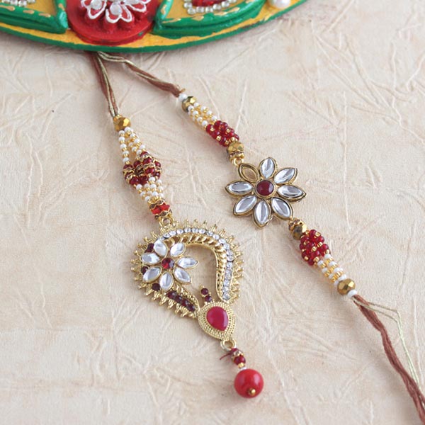 Stone Rakhis for Bhaiya & Bhabhi