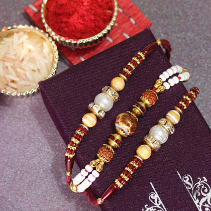 Rudraksha & Beaded Rakhis