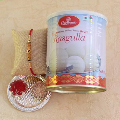 Rasgulla with Rakhi