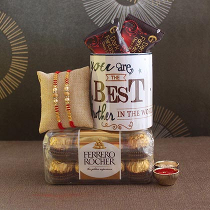 Rakhi with Coffee Mug