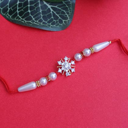 Glossy Pearl Rakhi