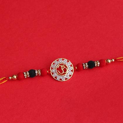 Om AD Stone Rakhi