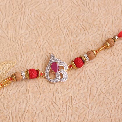 Designer AD Stone Rakhi