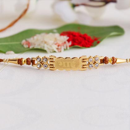 Bhai Golden Rakhi