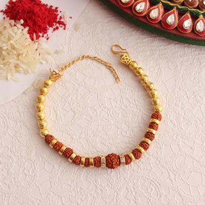 Rudraksha Bracelet Rakhi