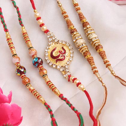 Divine set of 5 Rakhis