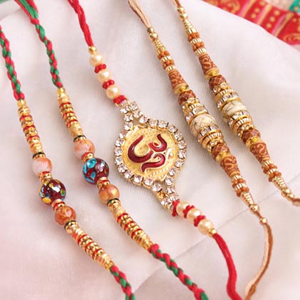 Divine set of 5 Rakhis
