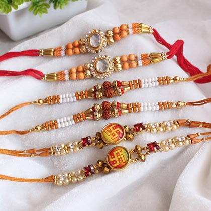 A Spiritual Set of 6 Rakhis