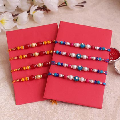 Embellished Set of 8 Rakhis