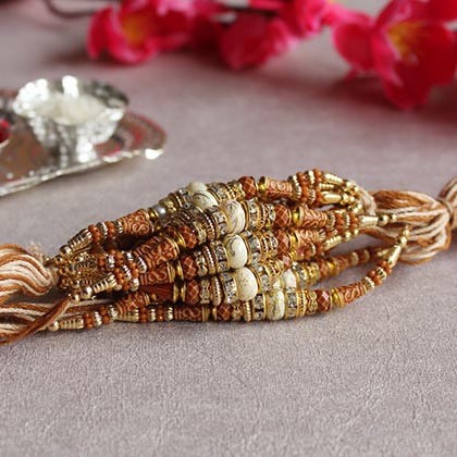 12 Beaded Rakhi Set
