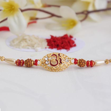 Tantalizing Om Rakhi Combo