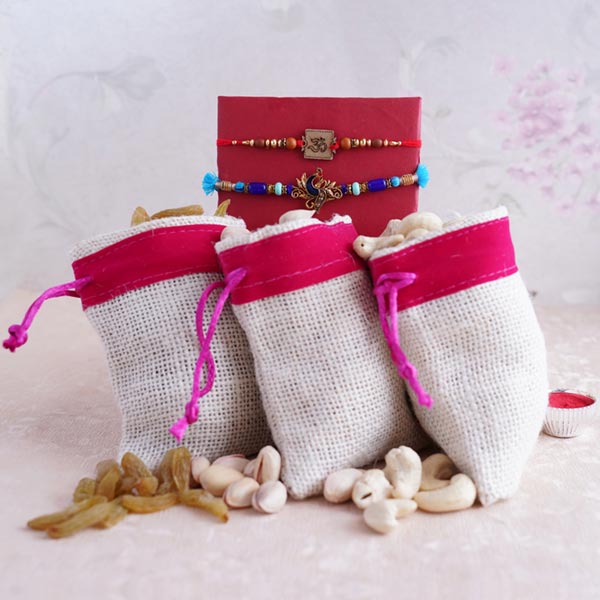 Best Wishes Rakhi Combo
