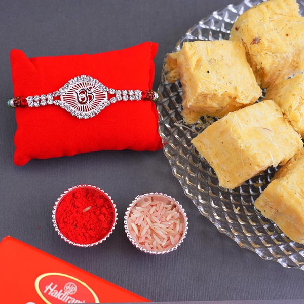 Mouthwatering Soan Papdi & Rakhi Combo