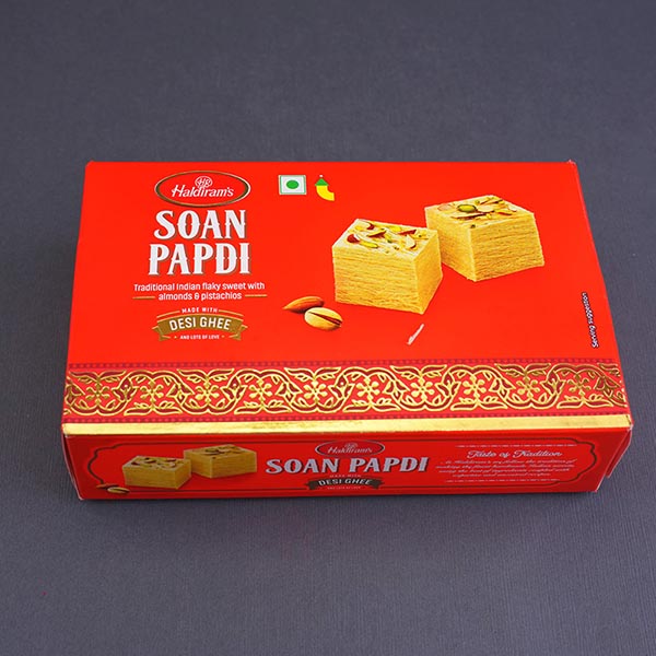 Mouthwatering Soan Papdi & Rakhi Combo