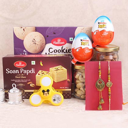 Flavorsome Rakhi Hamper for Bhai Bhabhi
