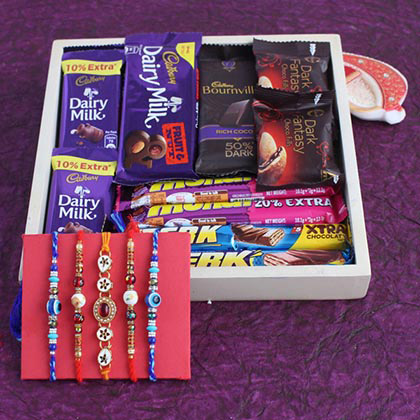 Happiness Oozing Rakhi Hamper